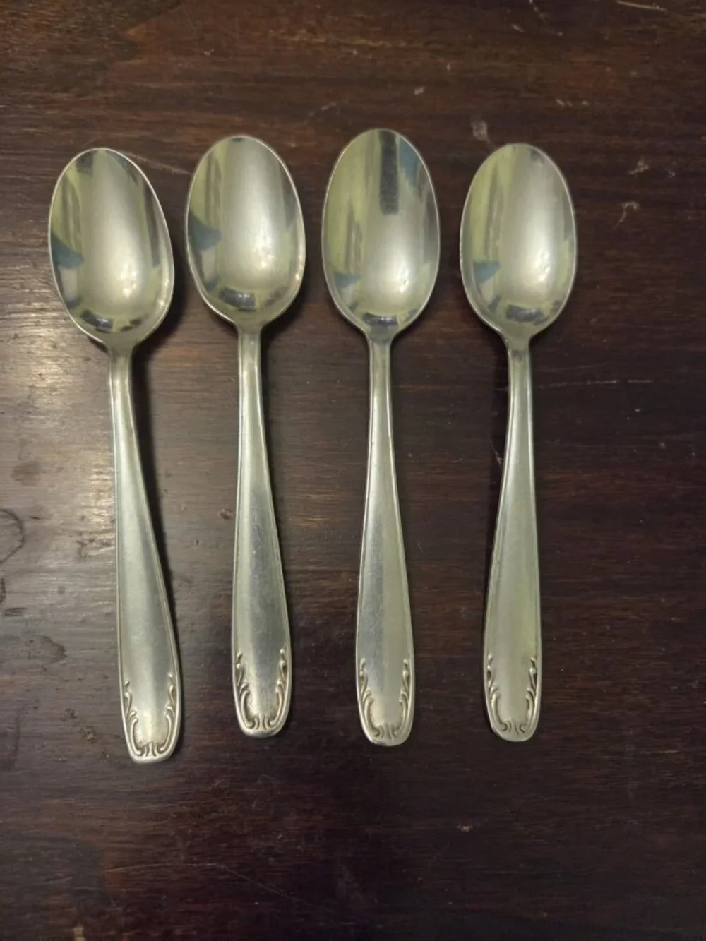 Set 4 Demitasse Spoons Wusthof Hallmark Stainless Flatware Germany